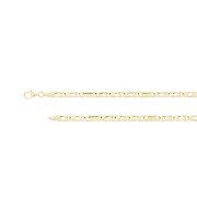 Armband valkenoog 4 mm 19,50 cm geelgoud