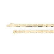 Armband fantasie schakel breed 20 cm geelgoud