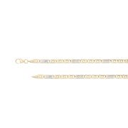 Collier valkenoog 3,50 mm 50 cm bicolor