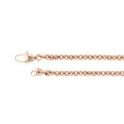 Armband anker dik ovaal 19,50 cm roségoud